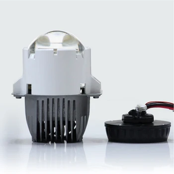 

55W Bi-Led Projector Lens Car Headlight Retrofit Kit for H4 H7 9005 9006 Xenon Light Replacement