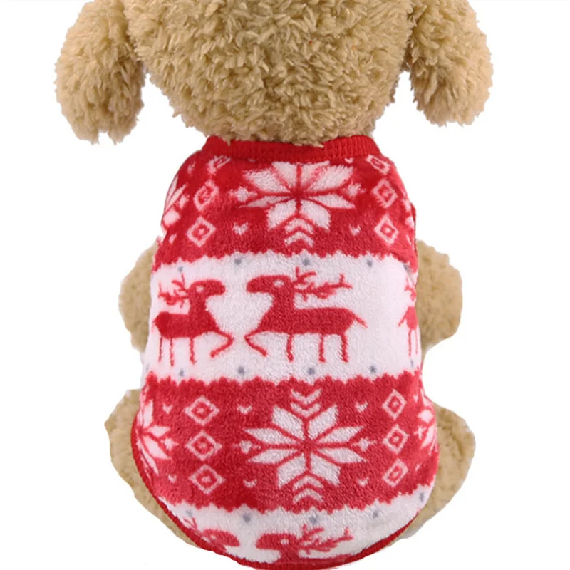 Флисовая одежда для собак Одежда для маленьких собак Одежда для домашних животных костюм для кошек костюм для чихуахуа зимняя теплая одежда для домашних животных пальто - Цвет: Color 2