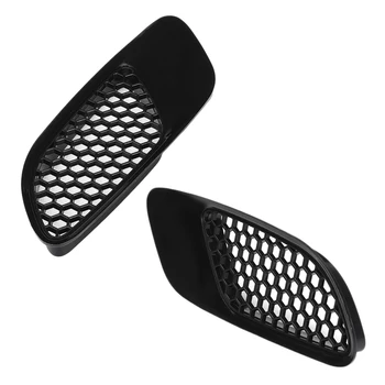 

DWCX 2pcs Black Car Front Hood Air Scoop Bonnet Vent Cover Fit For BMW E90 E91 E92 E93 M3