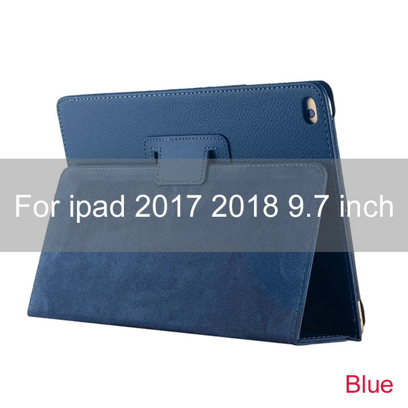 Essidi кожаный чехол для ipad 9,7 дюймов защитный чехол для планшета для ipad 9,7 дюймов авто Пробуждение сна - Цвет: Blue