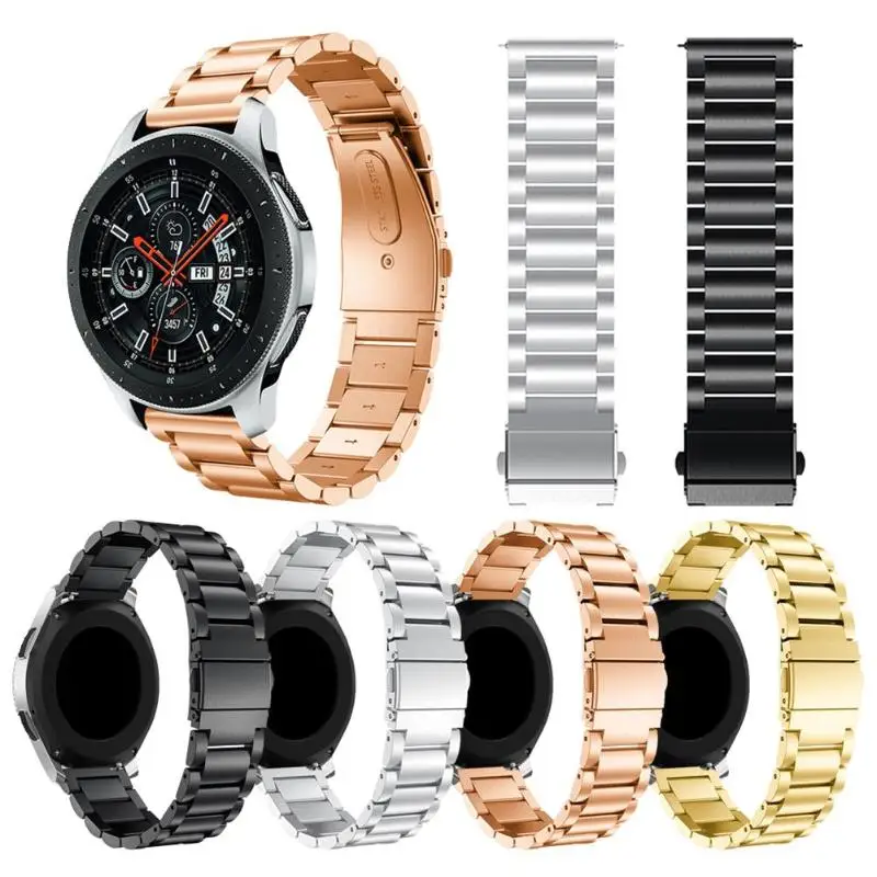 Наборы наручных часов для samsung Galaxy Watch, 46 мм, 22 мм, металлический браслет из нержавеющей стали, ремешок на запястье