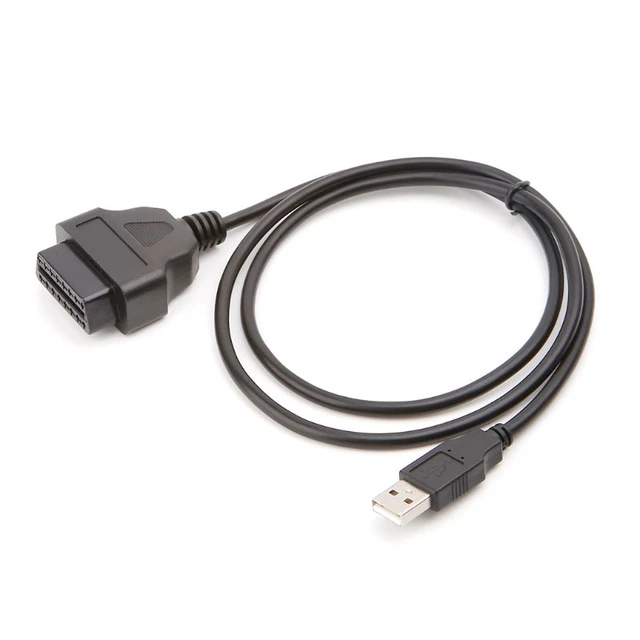 16pin Obd2 To Usb Port Charger Adapter Cable Connector Diagnostic Tool -  Cables, Adapters & Sockets - AliExpress