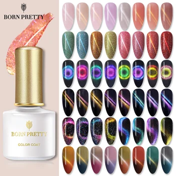 

BORN PRETTY Cat Eye Gel Nail Polish 9D Magnetic Effect Soak Off UV LED Gel Polish Gel Varnish Lacquers 5ML/6ML Black Base Need