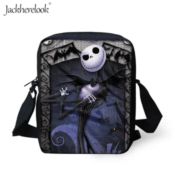 

Jackherelook The Nightmare Before Christmas Shoulder Bag Casual Crossbody Bag for Men/Women Handbag for Girls