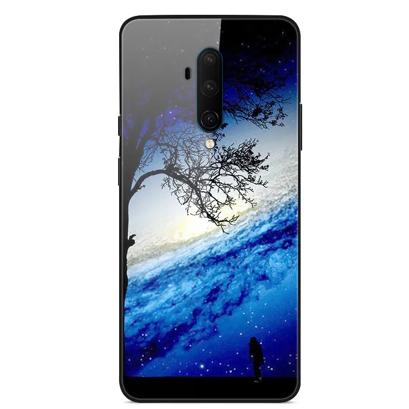 38 Для Oneplus 7 T Pro Чехол из закаленного стекла жесткий чехол для телефона для Oneplus 7TPro TPU бампер чехол s для One plus 7 T 7 T Pro - Цвет: 38