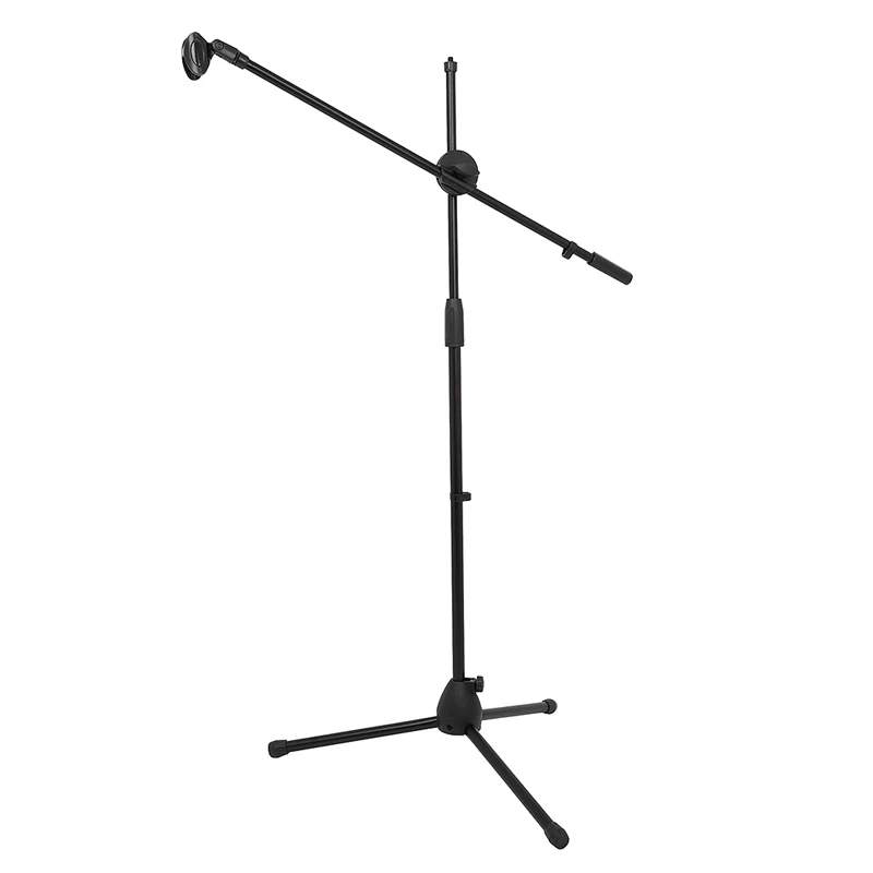 

Swing Boom Floor Microphone Tripod Floor Stand Adjustable Microphone Clip Holder Detachable Stage Microphone Stand