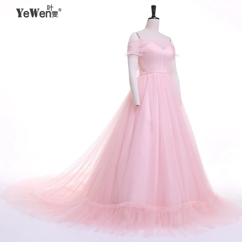 Размера плюс Vestido de noiva longo Новое поступление розовый турецкие свадебные платья 2020