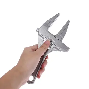 

Aluminium Alloy Large Open End Adjustable Wrench Universal Spanner Repair Tool for Water Pipe Screw Bathroom