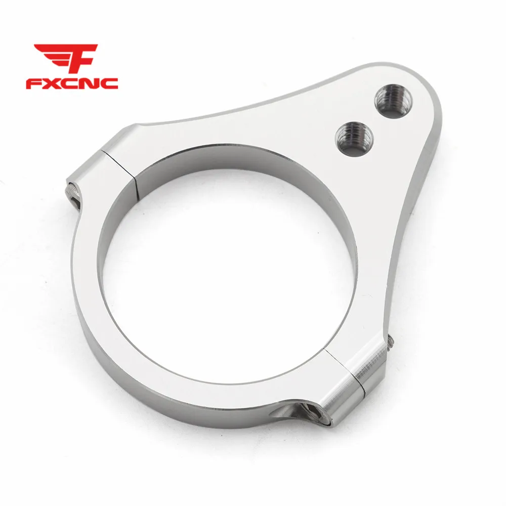 Universal 31 33 35 36 37 39 40 43 48 50 51 52 53 54mm CNC Aluminum Steering Damper Motorcycle Damper Fork Bracket Support Holder