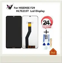 Para hisense f29 hlte215t display lcd sensor da tela de toque do painel vidro substituição digitador assembléia completa