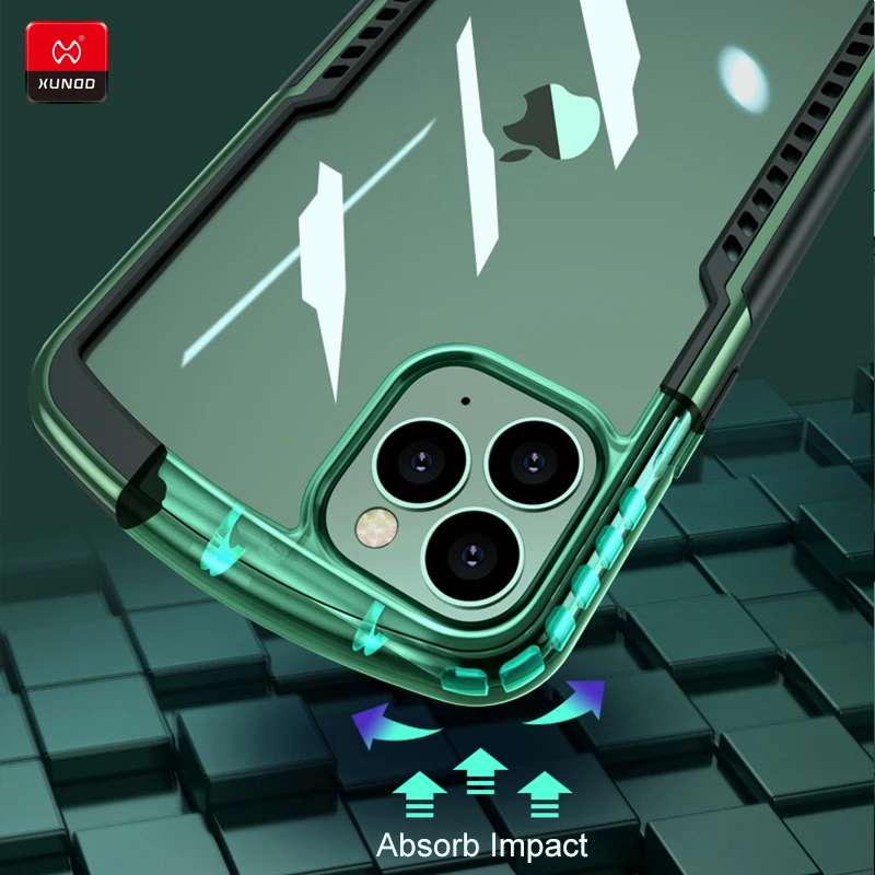 Роскошный Ударопрочный силиконовый чехол 360 для iPhone 11 Pro X Xs Max XR SE 7 8 Plus прозрачный