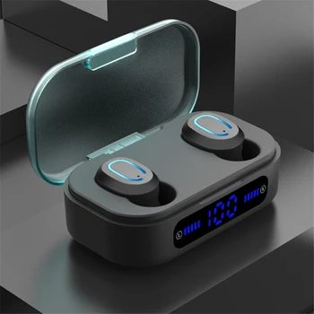 

TWS Bluetooth 5.0 earphones Wireless LED Display HIFI Sounds Handsfree Sports Earbuds Noise Canceling Stereo with Charging Box