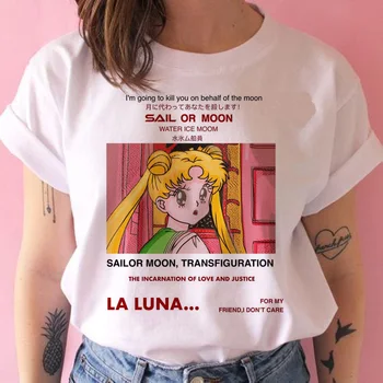 

Sailor Moon t shirt women graphic kawaii cartoon tshirt grunge funny japanese Anime harajuku t-shirt ulzzang top tee clothing