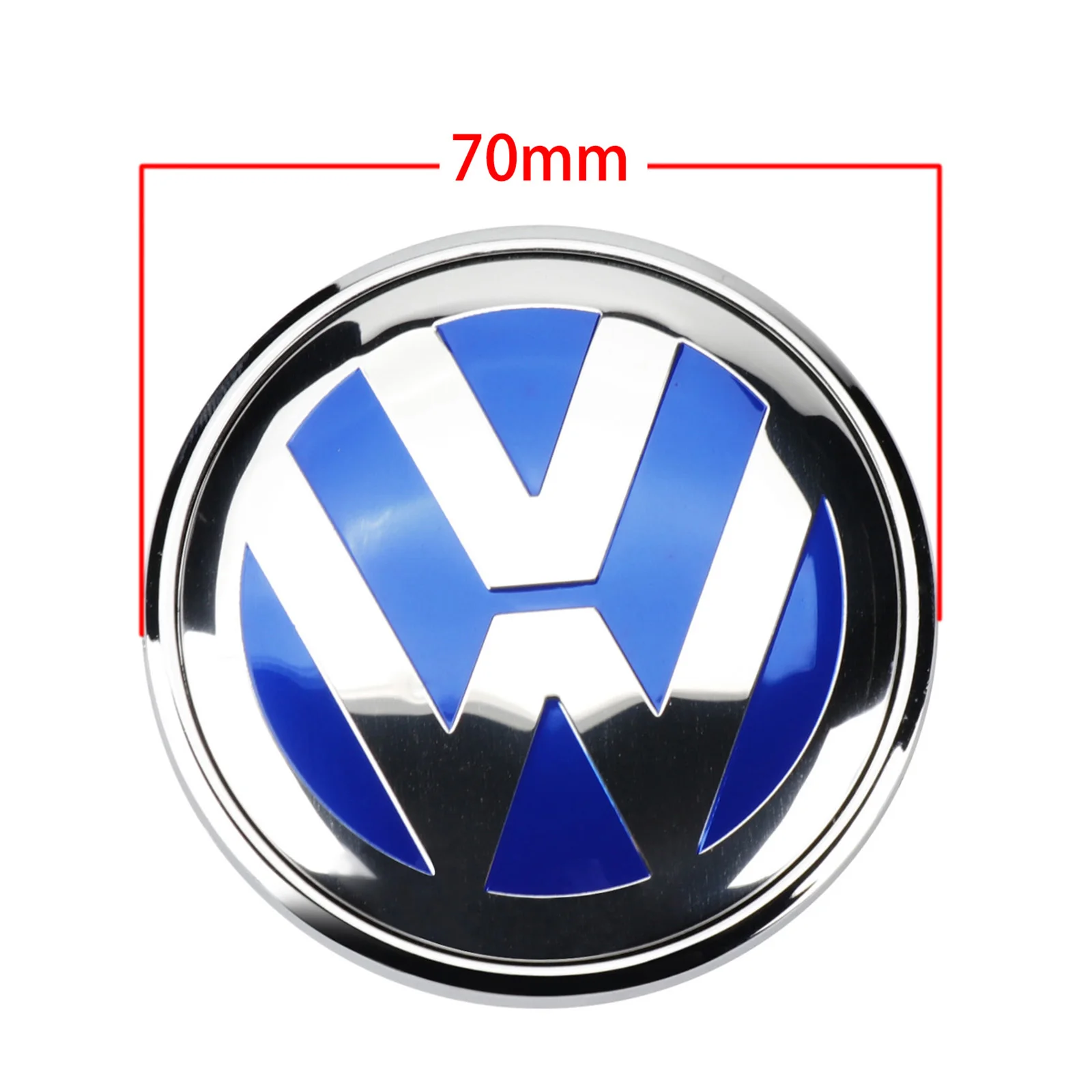 4 шт. 70 мм синяя крышка ступицы колеса для Volkswagen VW Touareg 2007-2010 7L6 601 149 B