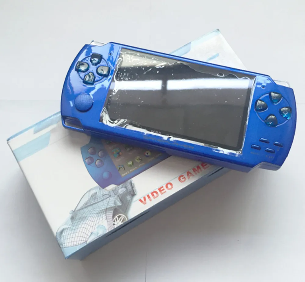 MP5 портативная игровая консоль 4,3 дюймов экран 8 ГБ для psv/psv ita игровая консоль - Цвет: blue
