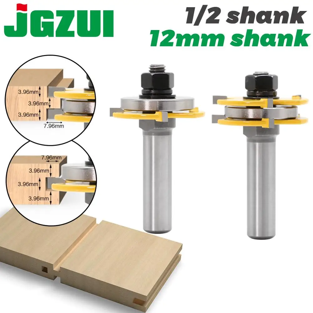 Jeu De 3 Fraises De Routeur Infinity Tools - Tiges 1/2'' - Pour Découpe Et Profilage - Neuf