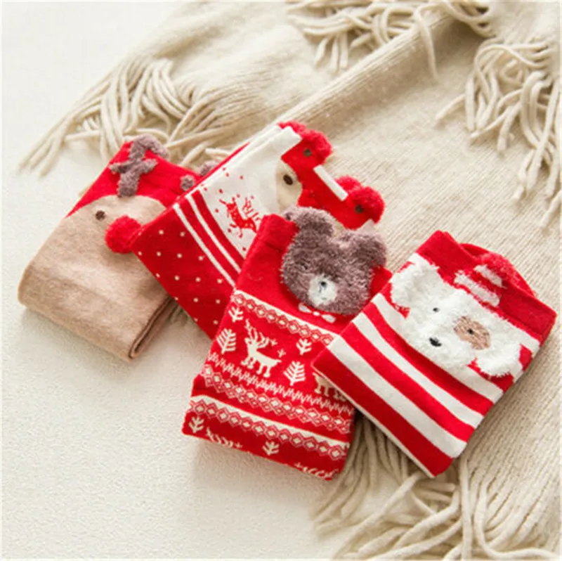 CANIS/детские носки; рождественские носки; подарок Санта-Клауса; забавные рождественские носки унисекс для девочек и женщин; Новая модная повседневная одежда