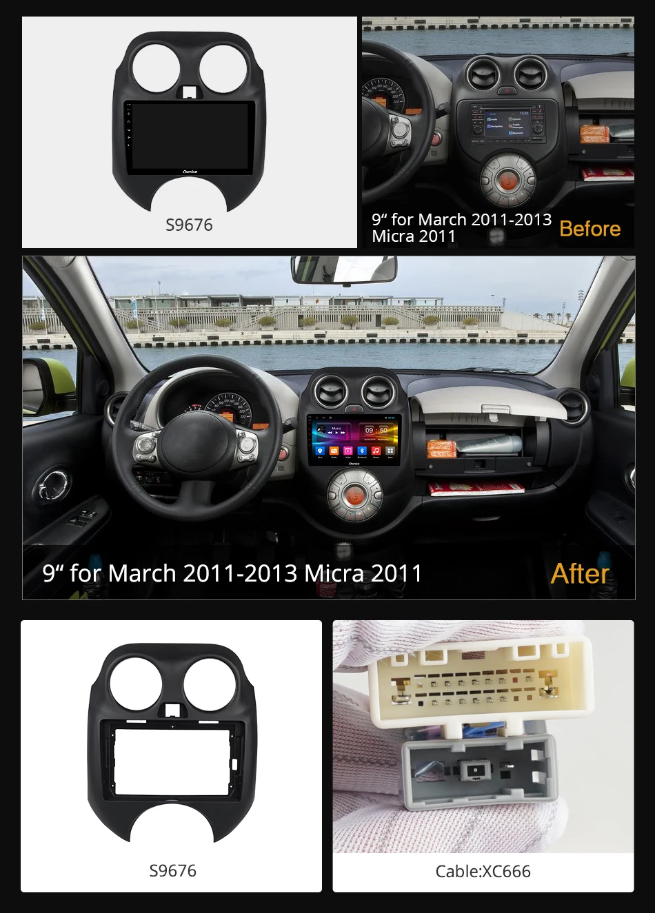 Ownice для nissan mirca march K13 renault pulse Octa core 4G 360 Panorama DSP SPDIF 4 Гб RAM Android 9 0 автомобильные