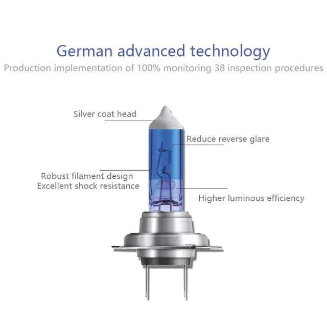 OSRAM H4 60, 55W 2 Etoilargent, Bleu, Blanc, Boî…