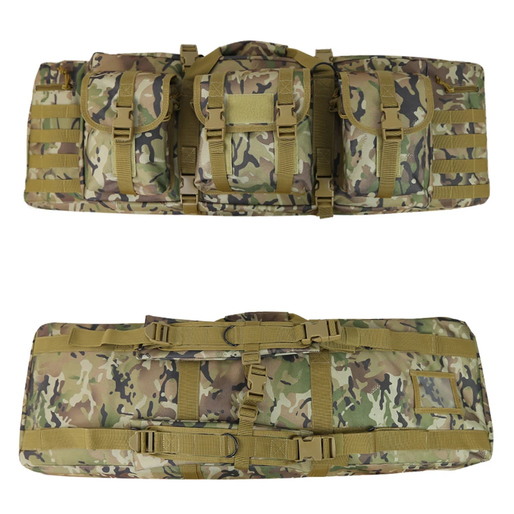 

Tactical 92cm Molle Double Rifle Bag for AK47 AR 15 M4 Shotgun Gun Bag Case Military Backpack Sniper Hunting Protection Pack