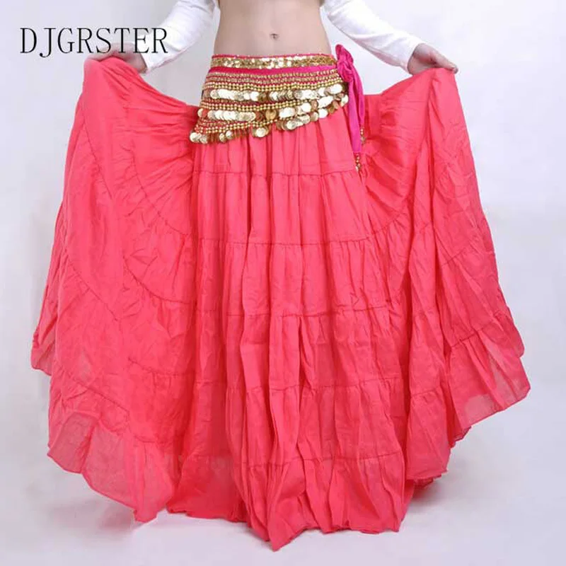 DJGRSTER-2017-High-Quality-Women-Sexy-Belly-Dance-Costume-Skirts-3-Rows-Belly-Dancing-Skirt-Chiffon (2)