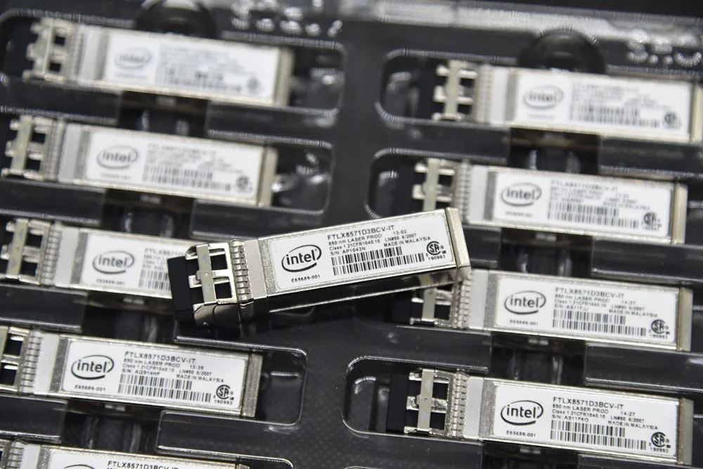 Приемопередатчик INTEL E10GSFPSR трансивер с многомодовым диапазоном 300 м 10G 1/3kjn/0/r8h2f SFP +