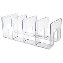 Акриловая прозрачная многослойная книжная полка декоративная Книжная полка для дома, комнаты, офиса, школьной библиотеки канцелярские принадлежности подарки