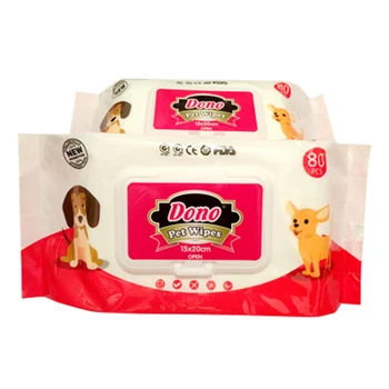 

Pet Wipes For Tears Cats Puppies Sterilization Deodorant Wipes Dogs Eyes Clean 80 Wipes 2 Packs No Alcohol Lemon Scent