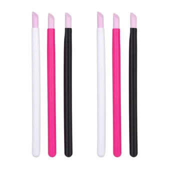 

6pcs Nail Polishing Pen Nail Grinding Pen Nail Tool Sharpening Stick Nail Scrub Strip Nail Scrub Stick for Nail Art Use (Black,