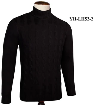 

Billionaire Sweater turtleneck men's 2019 winter new Thick warm Button Fashion casual embroidery big size M-4XL free shipping