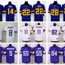 Stitiched, Миннесота, Teddy Bridgewater Laquon tredwell Harrison Smith Anthony Barr Elite для мужчин Джерси