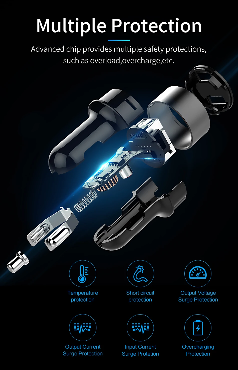 FLOVEME 18 Вт USB Автомобильное зарядное устройство usb прикуриватель автомобильное зарядное устройство Быстрая зарядка 3,0 18 Вт автомобильное зарядное устройство для iPhone Xiaomi двойной порт автомобильное зарядное устройство USB 3.6A быстрая зарядка, автомобильное зарядное устройство для мобильного телефона Автомобильное устройство для быстрой зарядки