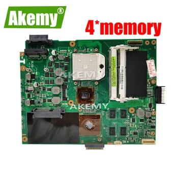 

For Asus K52DY A52DE K52DE A52DR K52D X52D A52D Laptop motherboard Mainboard 512M 4*memory