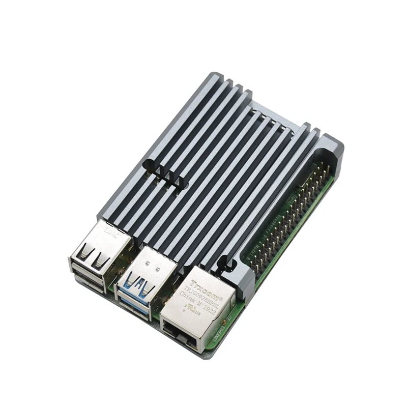 for Raspberry Pi 4 Model B 4GB RAM Support 2.4 / 5.0 GHz WIFI Bluetooth 5.0 with Aluminum CNC Alloy