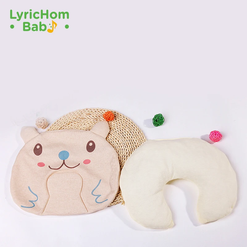 

LyricHom Baby Pillow Cartoon Lovely Animal Pattern Infant Baby Shape Pillow Newborn Sleep Support Concave Cotton Nursing Pillow