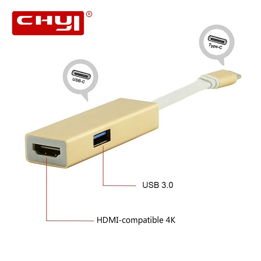 

USB-разветвитель CHYI USB-C, Usb 3,0, USB, HDMI, для Macbook