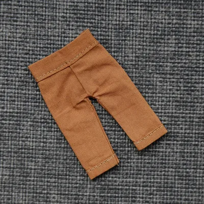 [1/12 костюм куклы брюки] OB11 брюки obitsu11 одежда(подходит Ob11, obitsu11, molly, PICCODO, cu-poche - Цвет: Brick color