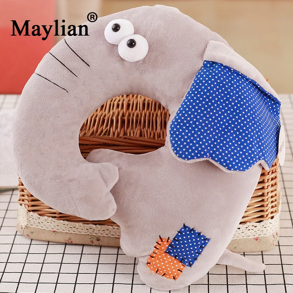 Cartoon U Shape Giraffe Neck Pillow For Travelling Office Car