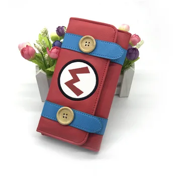 

New Purse Design Cute Cartoon Wallet Super Mario Cartoon Long Purse for Young Women With Card Holder Coin Purse