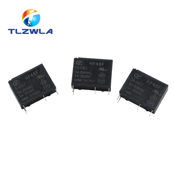 

1PCS/lot 30VDC Power Relays HF46F-005-HS1 HF46F-012-HS1 HF46F-024-HS1 5-HS1 12-HS1 24-HS1 5A 250VAC 4PIN 5V 12V 24V DC