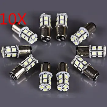 

10pcs Brake Bulb Cool White 1157 13SMD RV Camper Trailer LED Light Tail