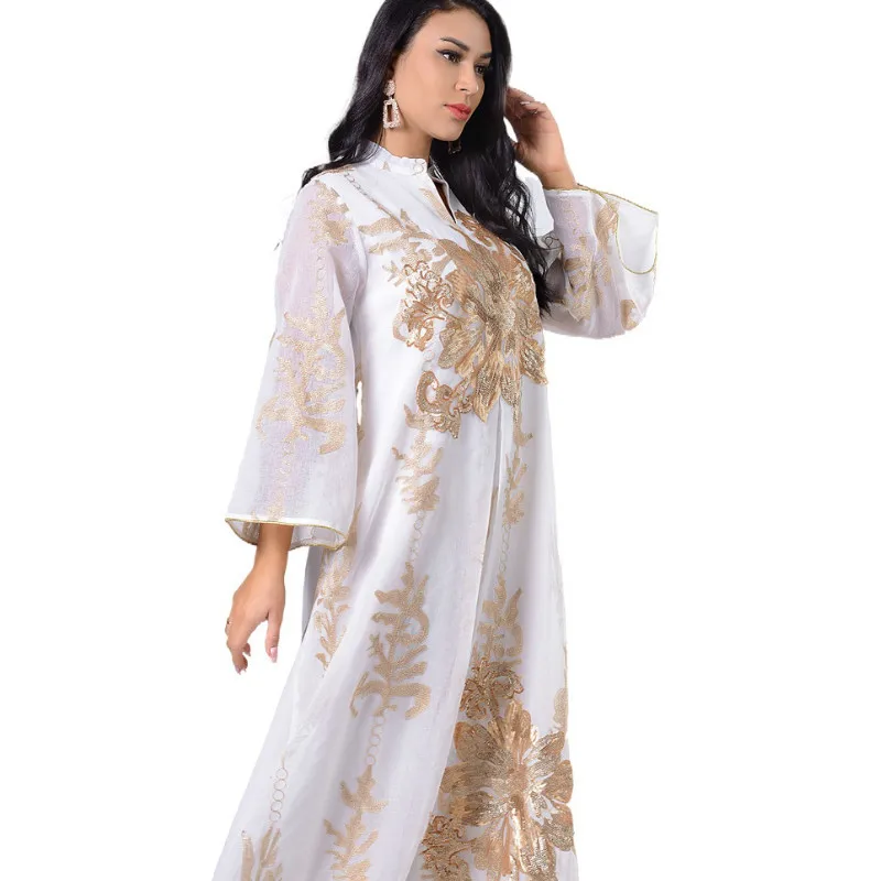 Eid Mubarak Abaya Дубай Турция мусульманская Мода женское платье jalabiya одежда |