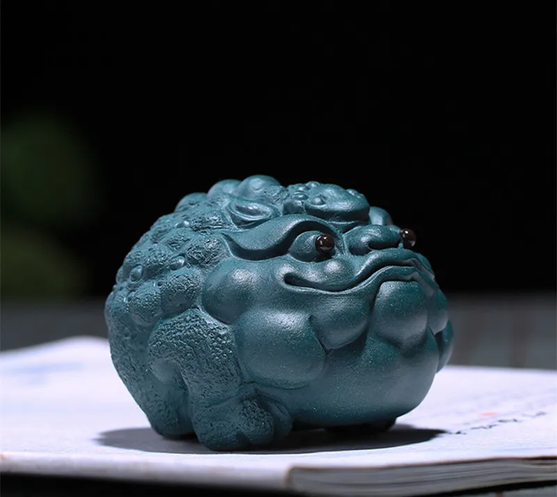 Китайская исинская фиолетовая глина кунг фу золотой чай с жабой милый для