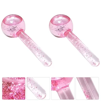 

2pcs Massage Globes Cooling Ball Ice Balls for Travel Female Face Massage
