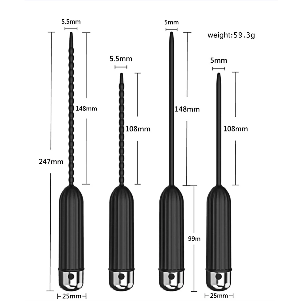Bullet vibrator och uretral dilatator med 10 frekvenser_voghion.com