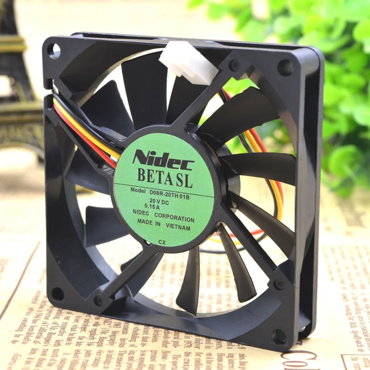 Новинка для NIDEC D08R-20TH01B 8015 20V 0.15A 8 см переключатель инверторный вентилятор