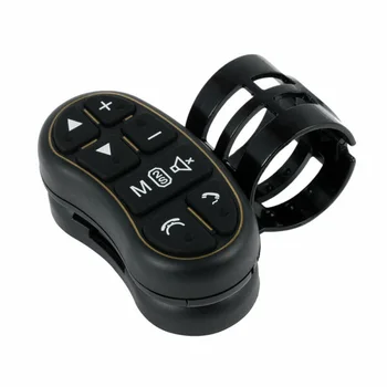 

Car Steering Wheel Controller Auto Interior Inner Black Wireless Stereo