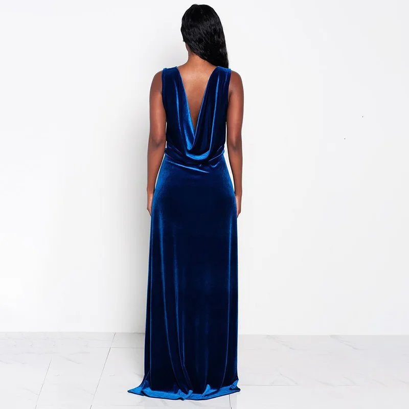 Tobinoone 2018 платье макси Для женщин высокое Разделение вечерние сексуальное платье Лето Новая мода Асимметричная бриллиантами платья Vestidos Verano