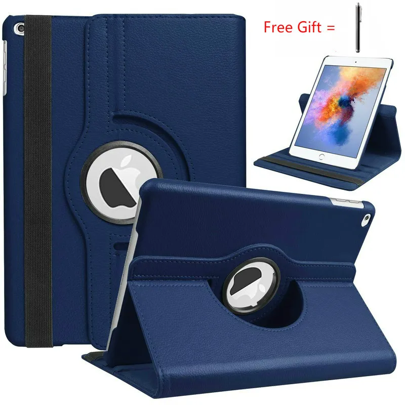 

For iPad Air 2 Air 1 Case Cover for iPad 9.7 2018 2017 Case 5 6 5th 6th Generation Funda 360 Degree Rotating Leather Smart Coque