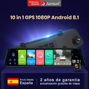 

Junsun 12" 1440P 2k Car Mirror Recorder Android 8.1 ADAS 2G RAM 4G wifi GPS Navi Night Vision auto Video Camera DVRs Registrar